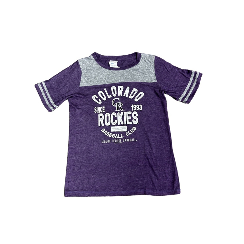 NWT MLB Genuine Merchandise Colorado Rockies women's tee size large